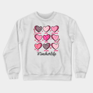 Teacher Valentines, Teacher Candy Hearts, Conversation Heart, Teacher Valentines Day, Retro Valentine, Teacher Life Crewneck Sweatshirt